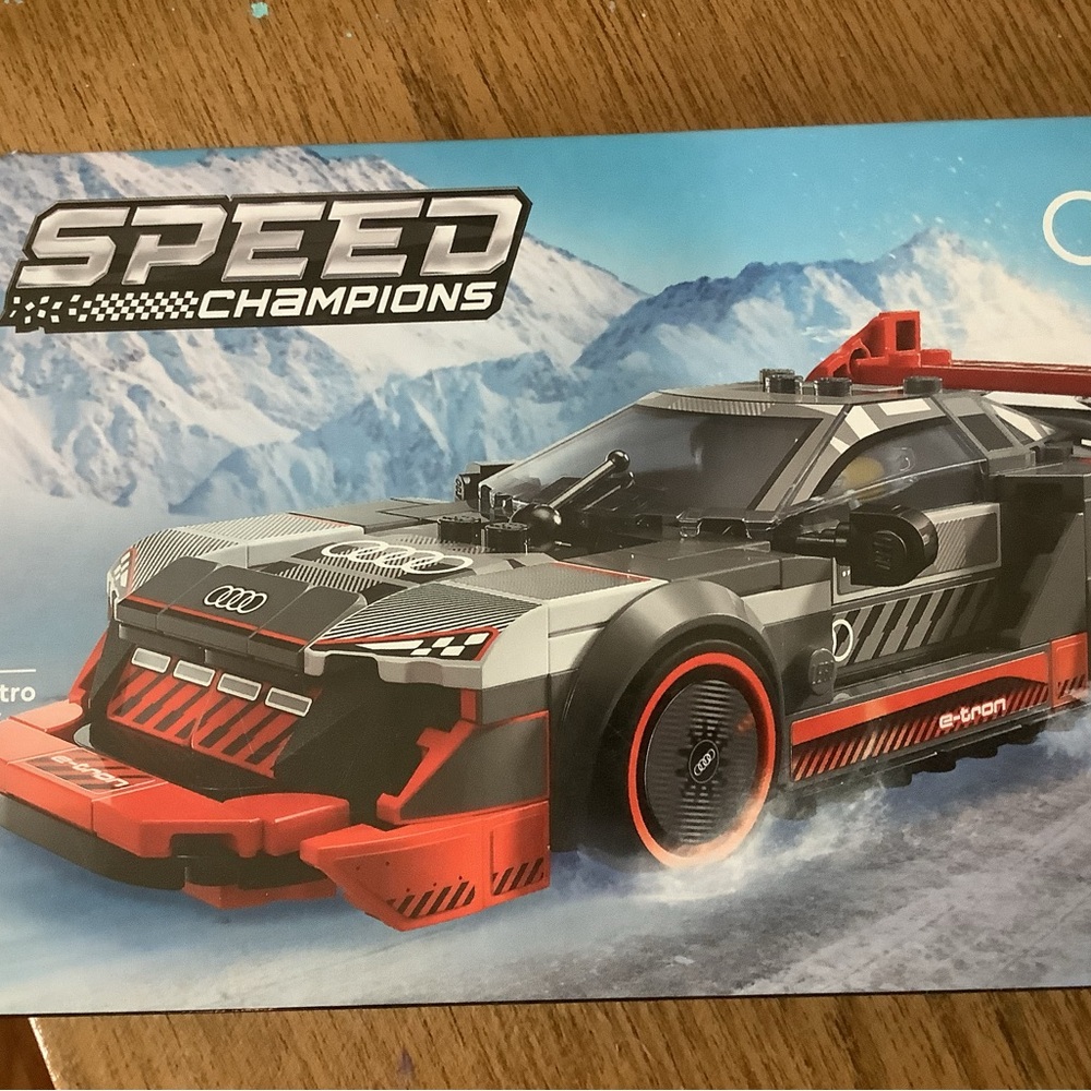 Lego Speed Champions Audi Set - Black and Red